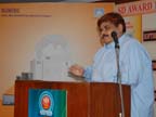 Mr. Manoj Dadlani, Channel Four, Bhopal, carrying forward the Panel Discussion
